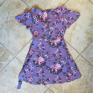 Xhilaration Women Short Sleeve Floral Dress